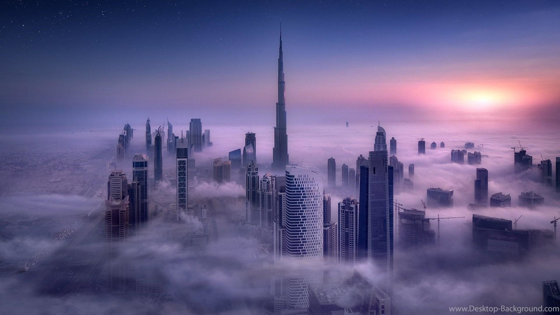 Early Morning In Dubai 4k Or Hd Wallpapers For Your - Dubai Wallpaper Clouds - HD Wallpaper 