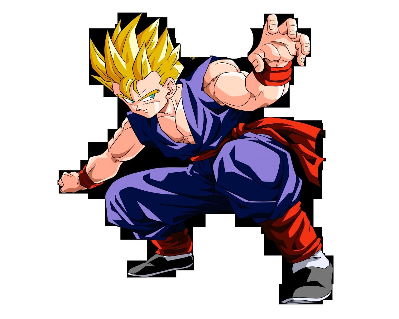 Download Hd Gohan Desktop Wallpaper Id - Gohan Super Saiyan - HD Wallpaper 