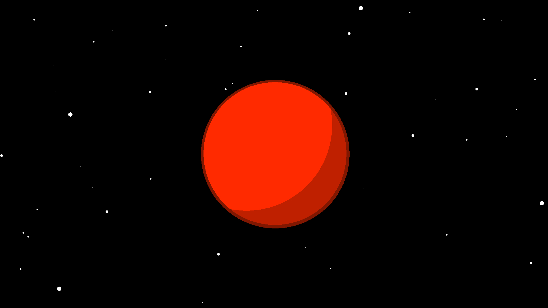 Mars Minimalist - HD Wallpaper 