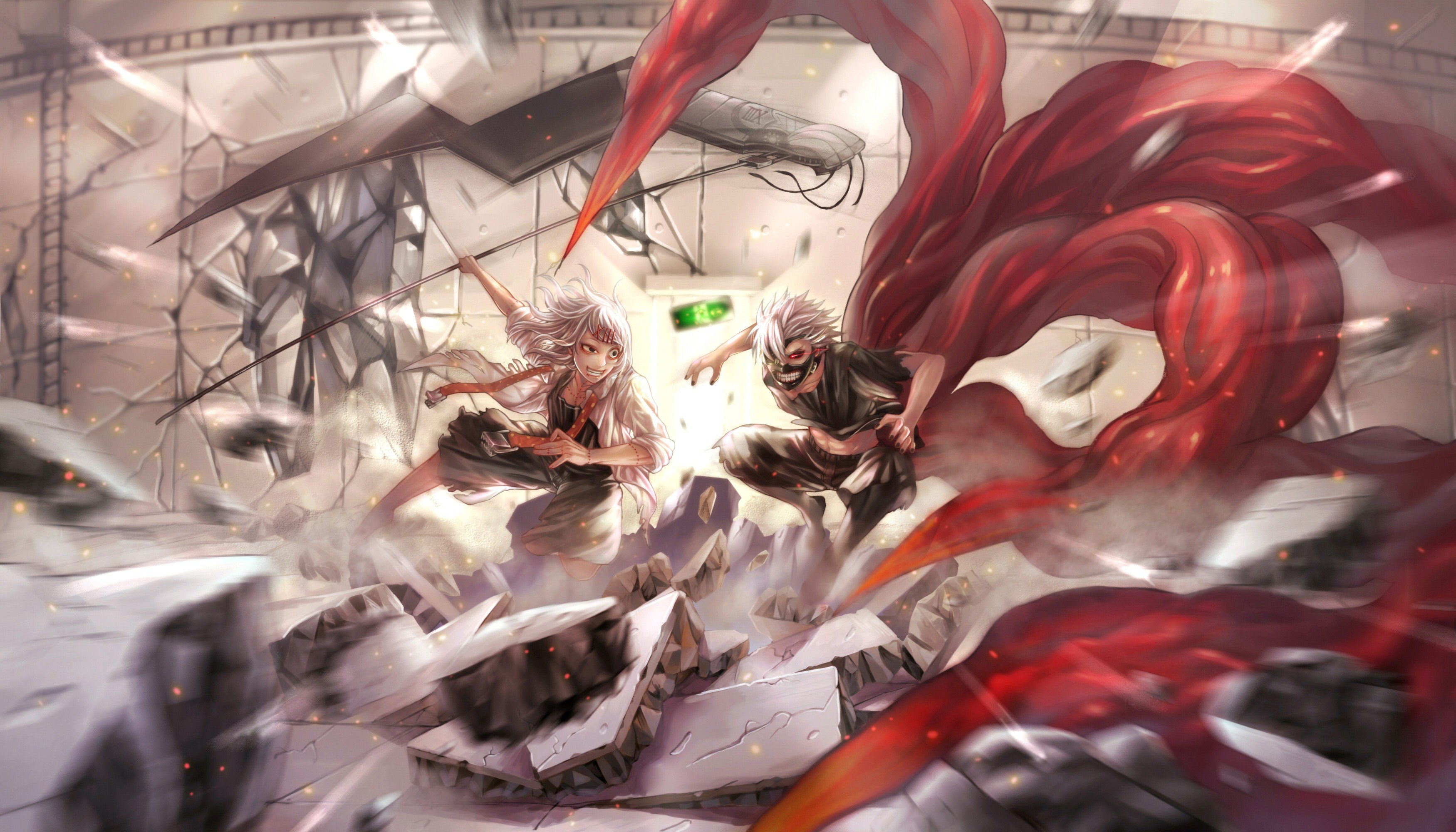 Juuzou Suzuya Vs Kaneki - HD Wallpaper 