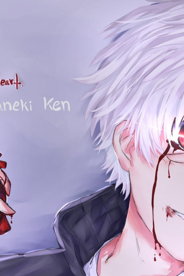 Tokyo Ghoul, Kaneki Ken, White Hair, Red Eye - Anime Wallpaper Kaneki Ken - HD Wallpaper 