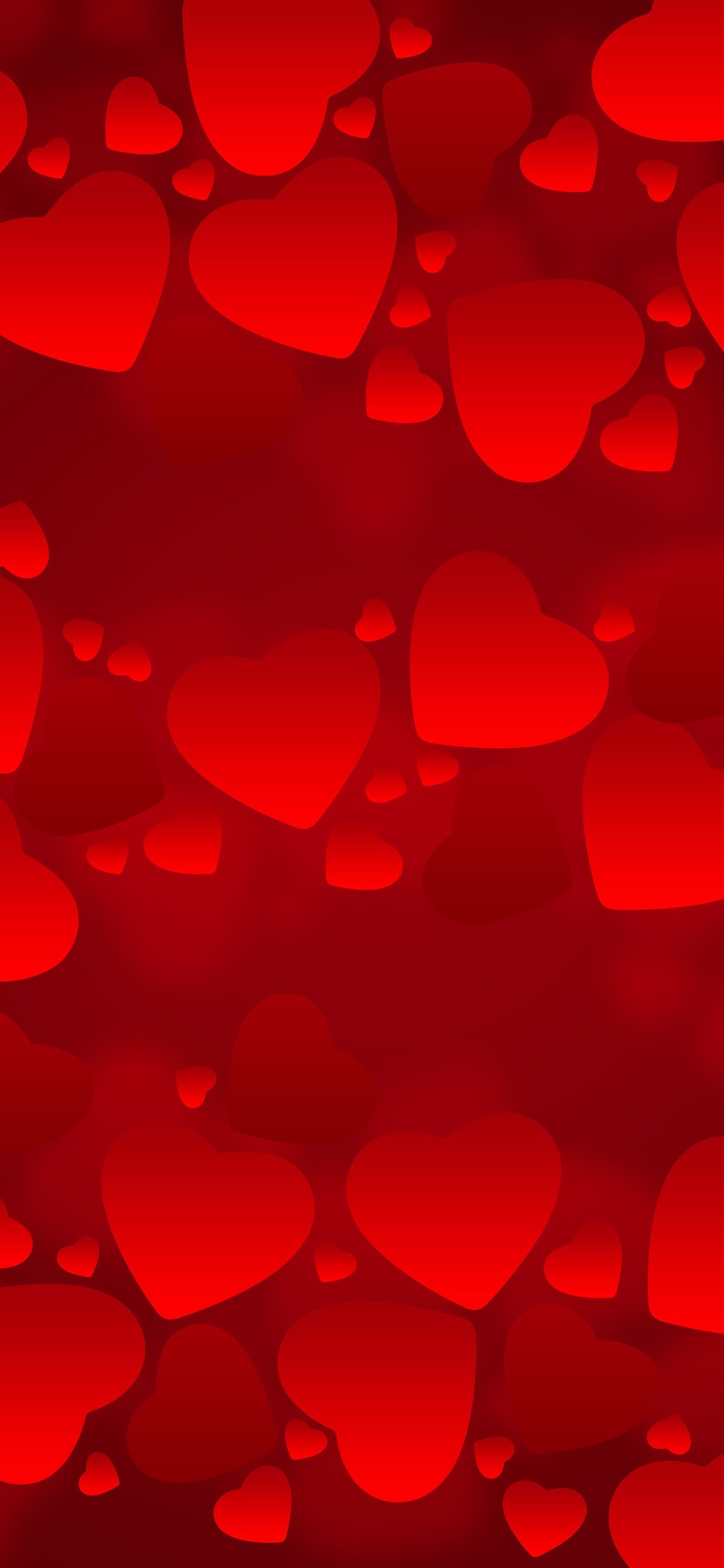 Iphone Wallpaper Many Red Love Hearts Romantic Background Hearts Background 1242x26 Wallpaper Teahub Io