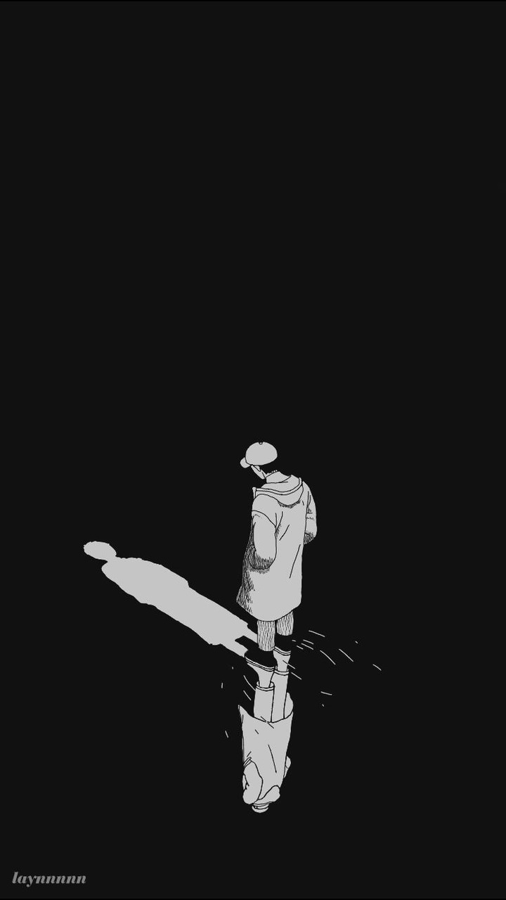 Black And White, Lonely, And Wallpaper Image - Rm Mono Forever Rain - HD Wallpaper 