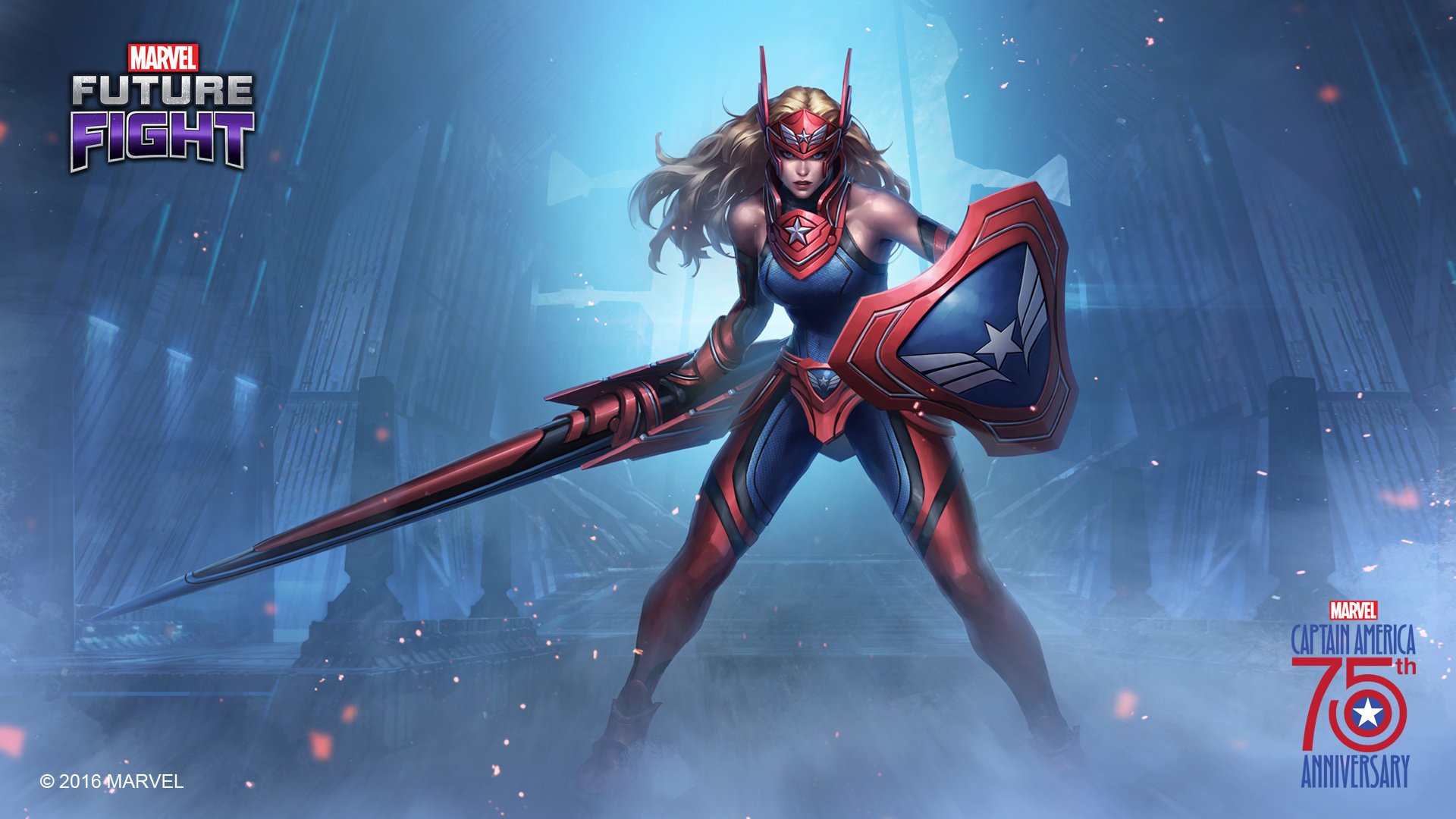 Marvel Future Fight Sharon Rogers - HD Wallpaper 