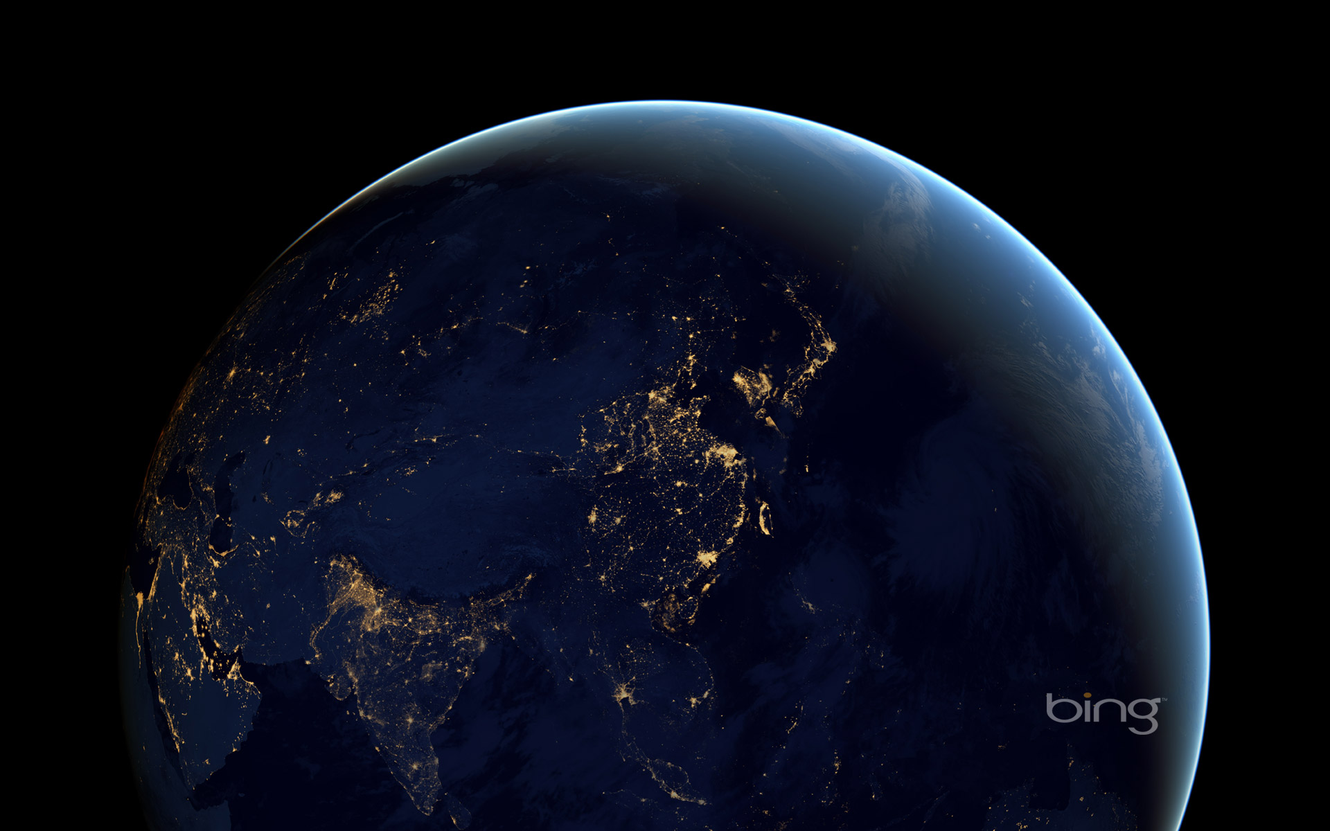Composite Image Of Earth At Night From Space - Bumi Pada Malam Hari - HD Wallpaper 