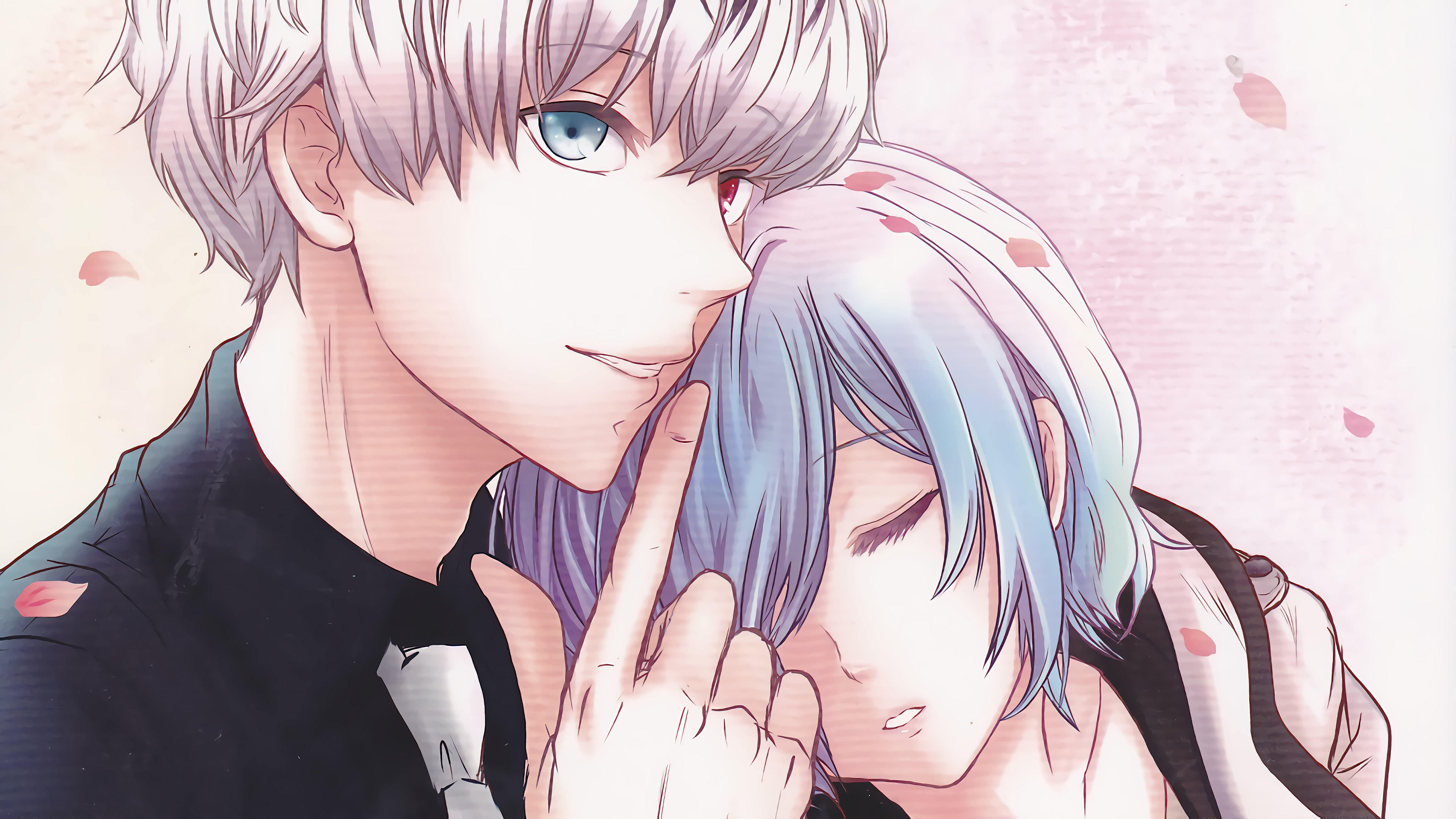 Tokyo Ghoul Haise Sasaki Ken Kanekiand Touka Kirishima - Touka Kirishima And Ken Kaneki - HD Wallpaper 