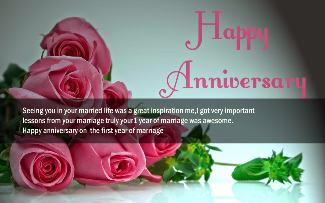 1st Wedding Anniversary Wishes With Wallpapers - Happy Anniversary Di And Jiju Wishes - HD Wallpaper 