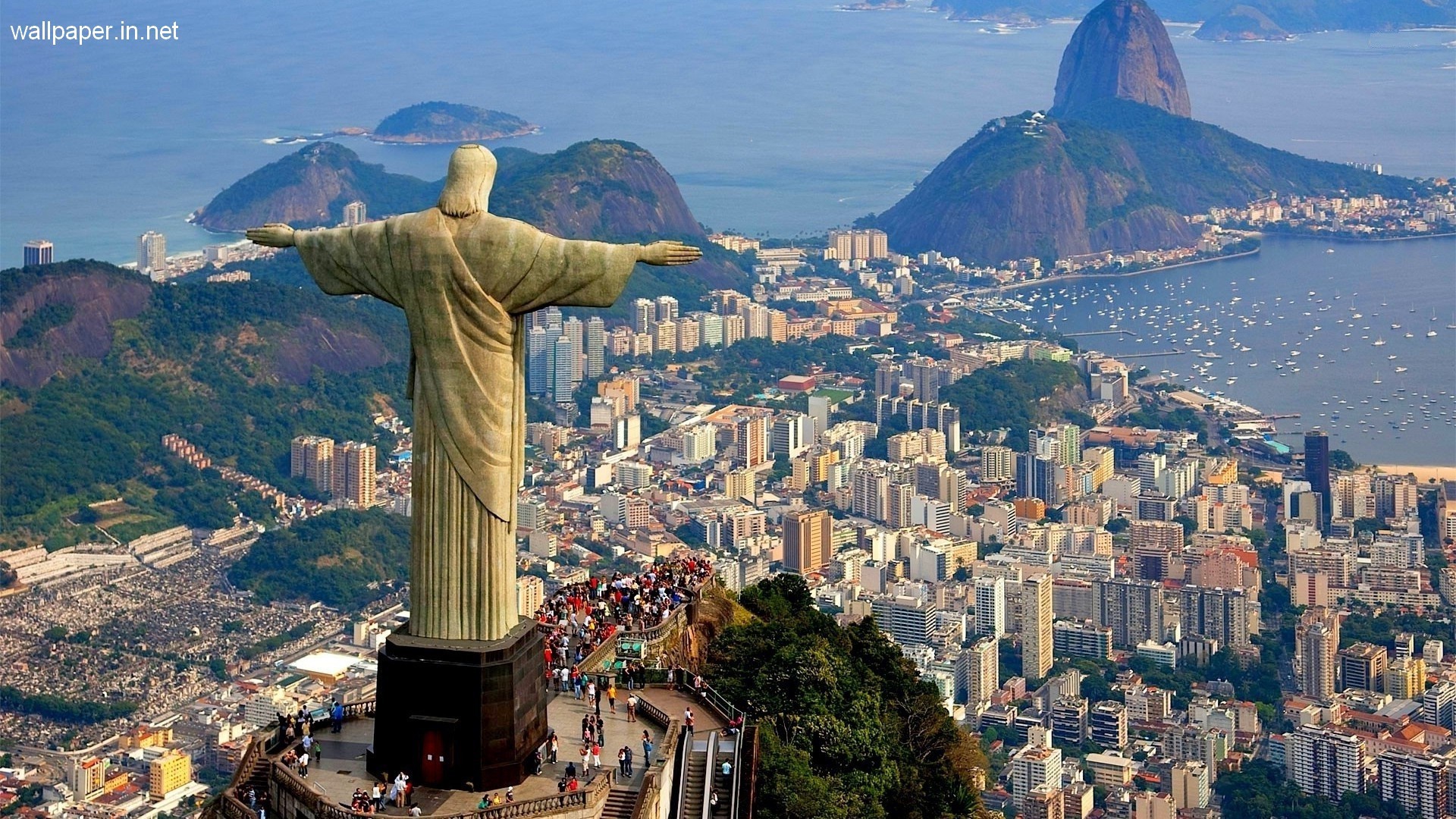 Beautiful Cities In The World Hd Wallpapers Free Download - Rio De Janeiro  - 1920x1080 Wallpaper 