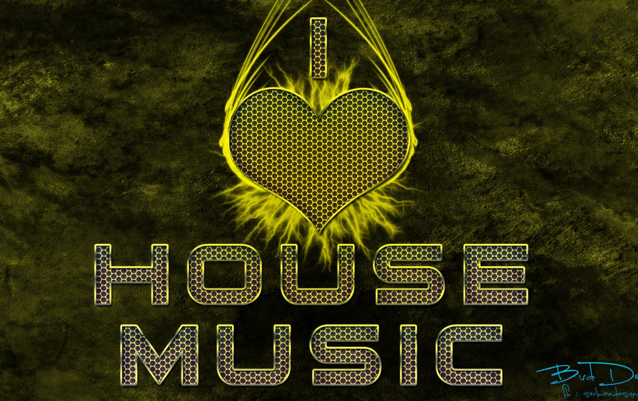 I Love House Music Wallpapers - Animated Lightning - 1280x804 Wallpaper -  