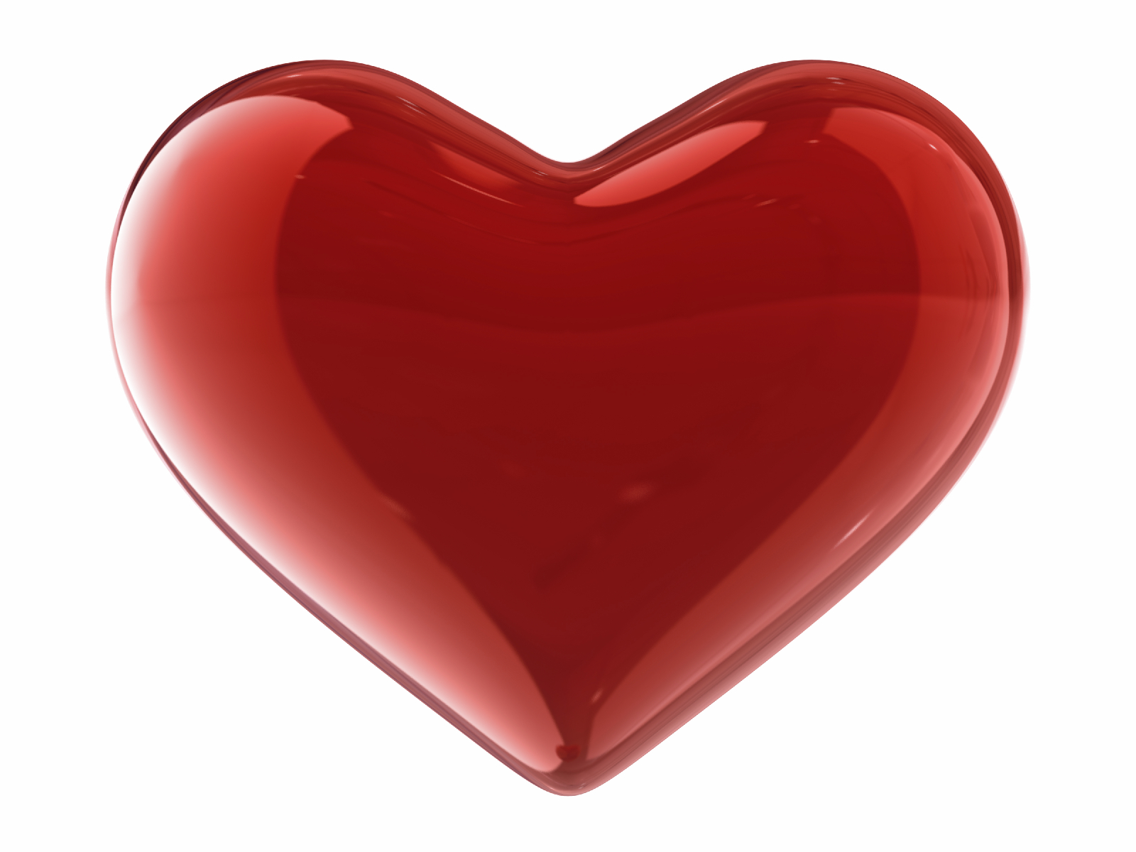 Red Love Heart Wallpaper - Red Heart - HD Wallpaper 