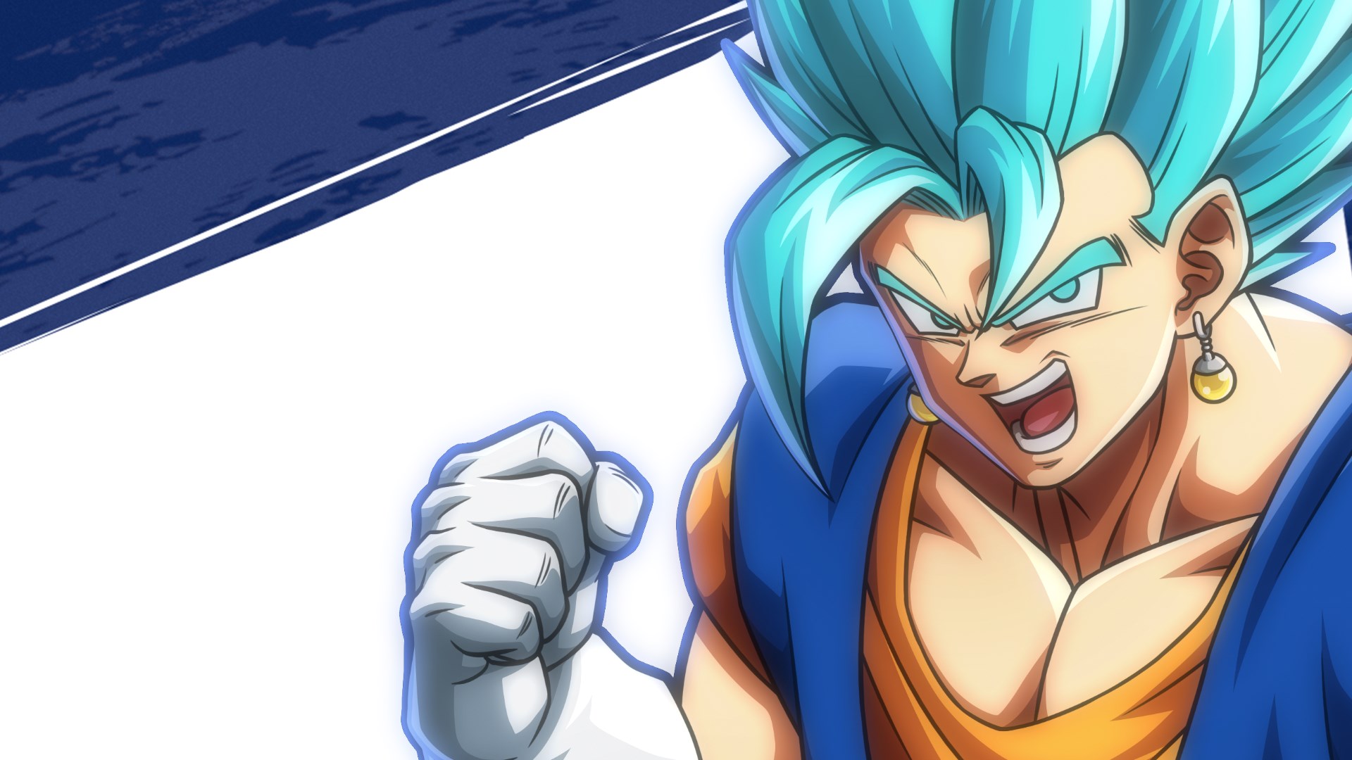 Dragon Ball Fighterz Vegito Blue - HD Wallpaper 