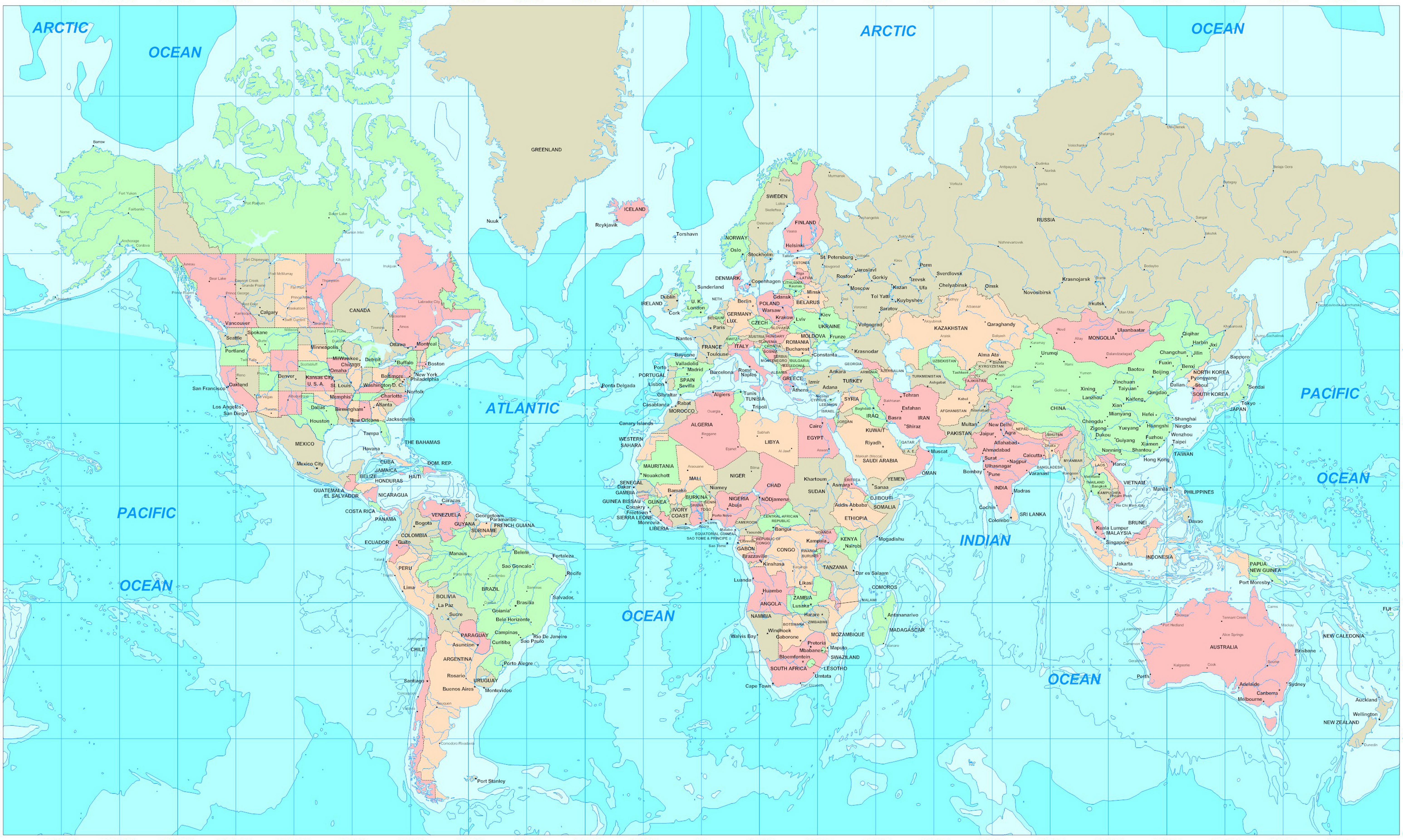 World Map Desktop Wallpaper Group Data-src /img/56893 - World Map Ultra Hd  - 6184x3704 Wallpaper 