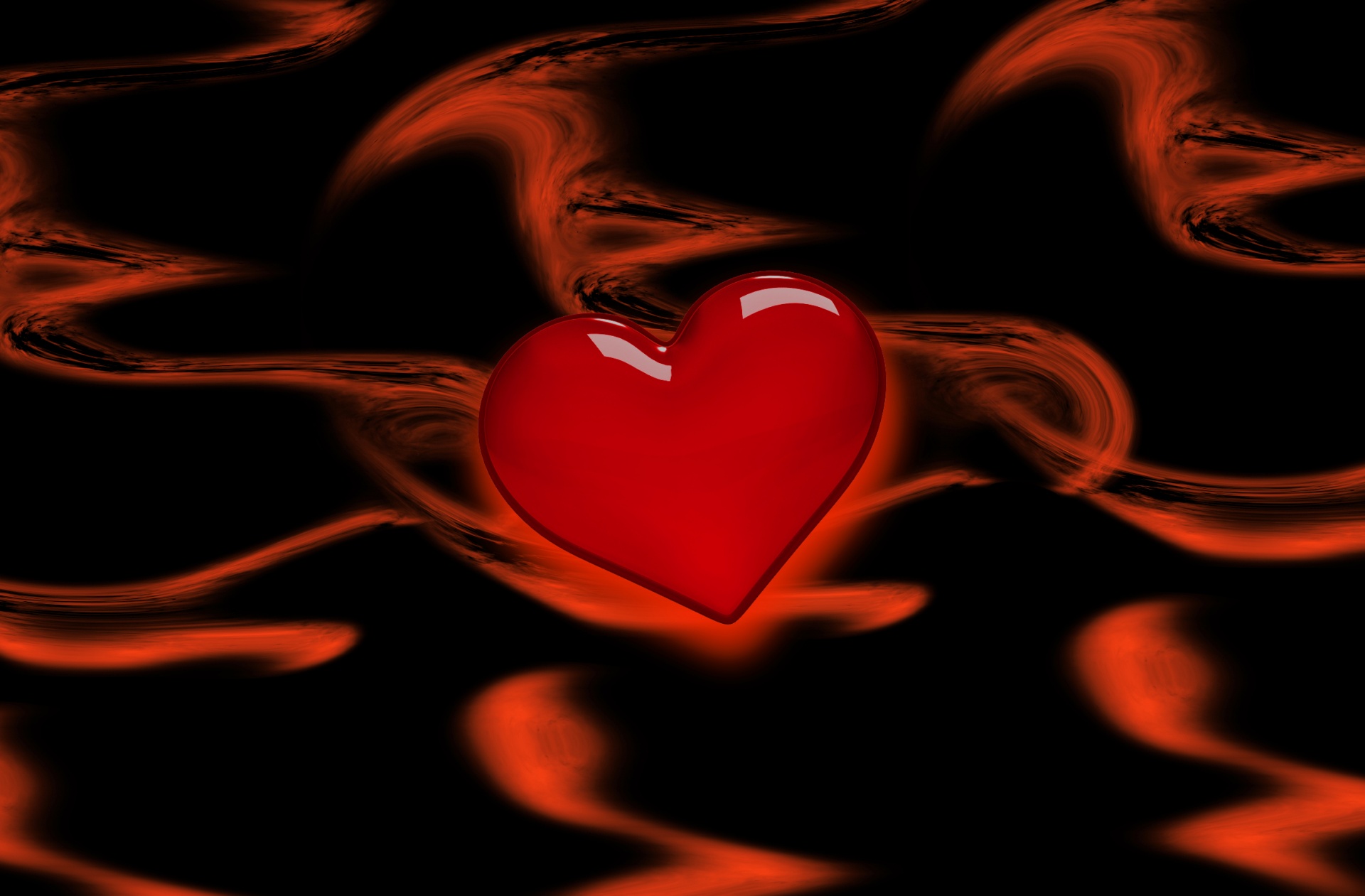 Heart Love Background Free Photo - Heart - HD Wallpaper 