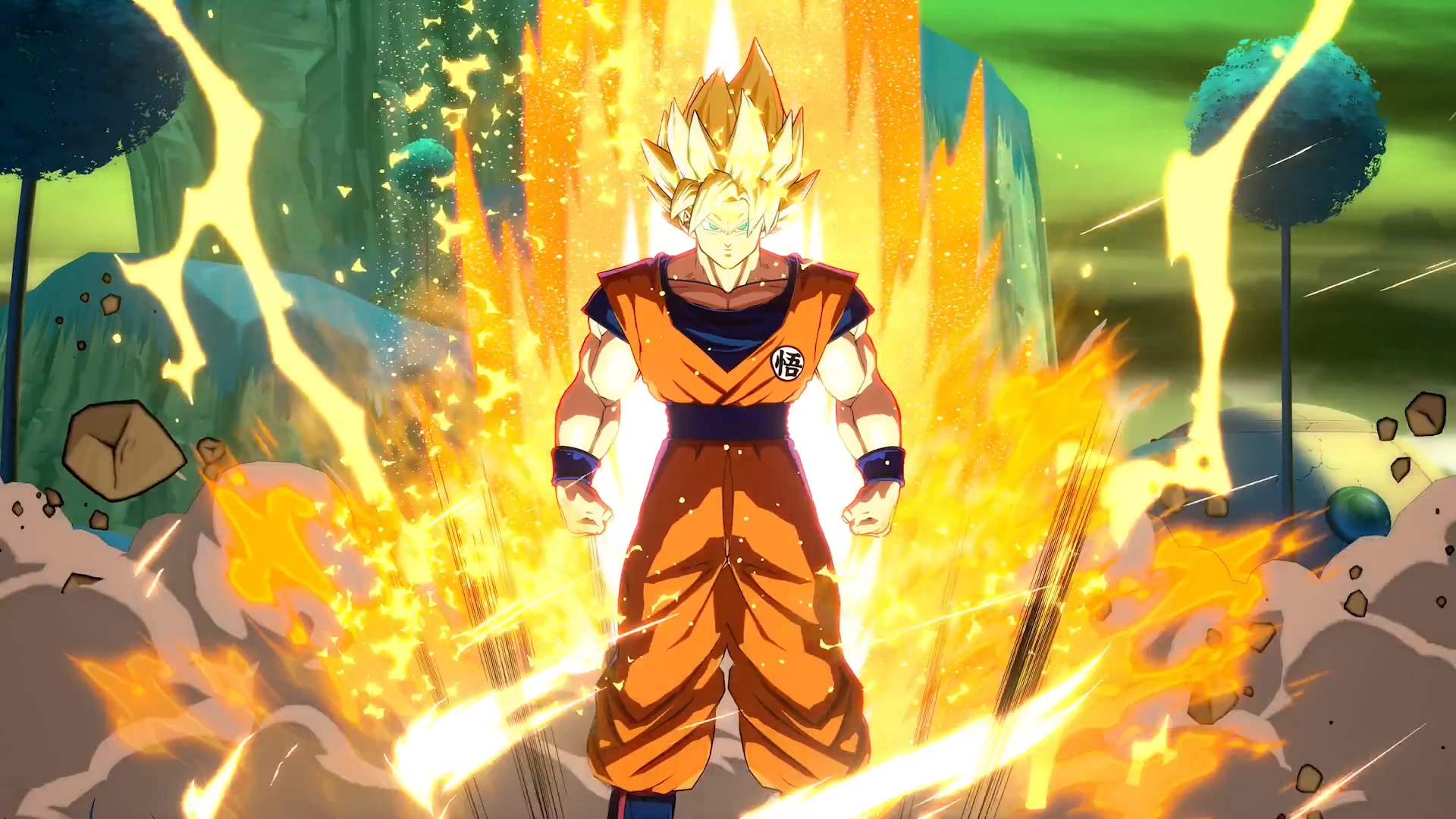 Super Saiyan Goku Dbfz - HD Wallpaper 