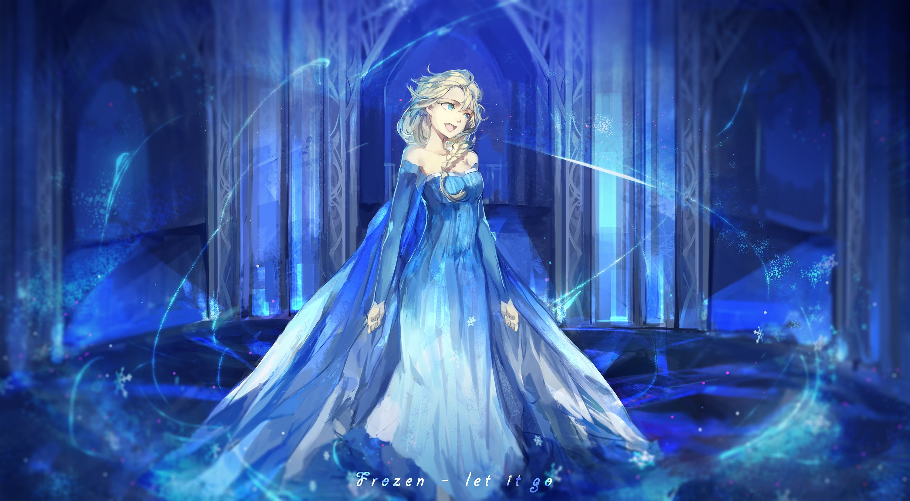 Snow Queen Fan Art - HD Wallpaper 