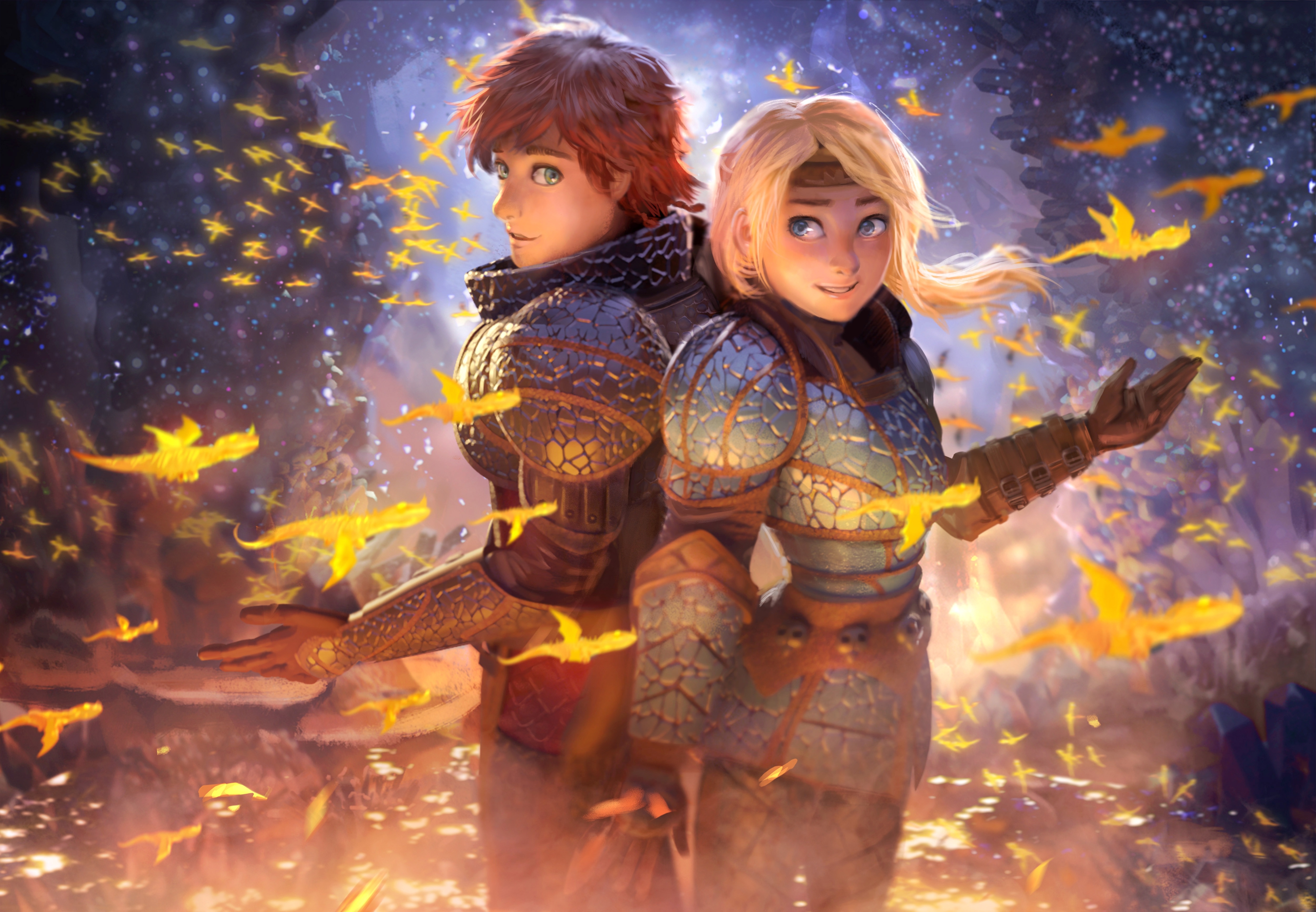 Train Your Dragon The Hidden World Astrid - HD Wallpaper 