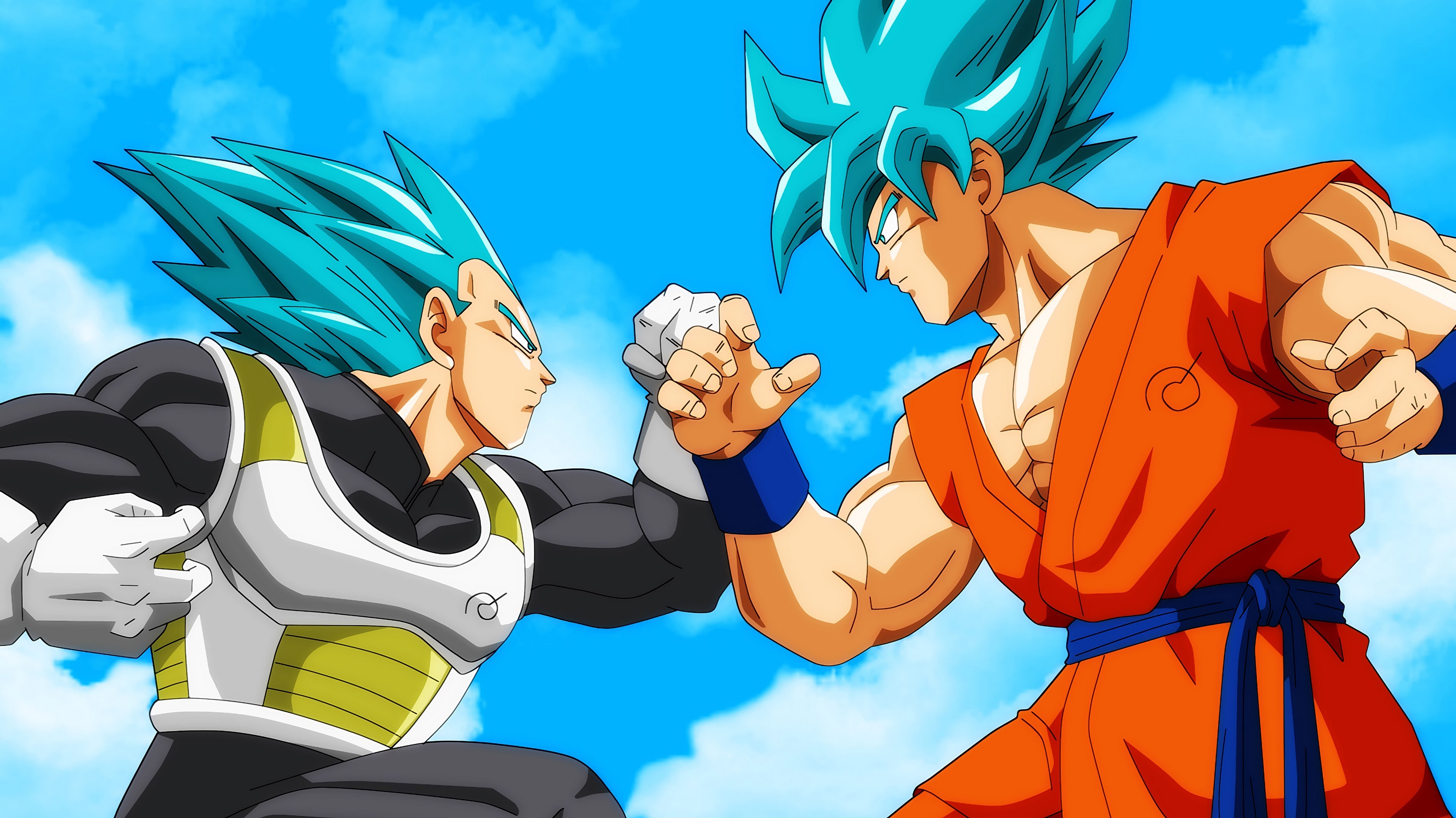 Vegeta Vs Goku Wallpaper Hd - HD Wallpaper 