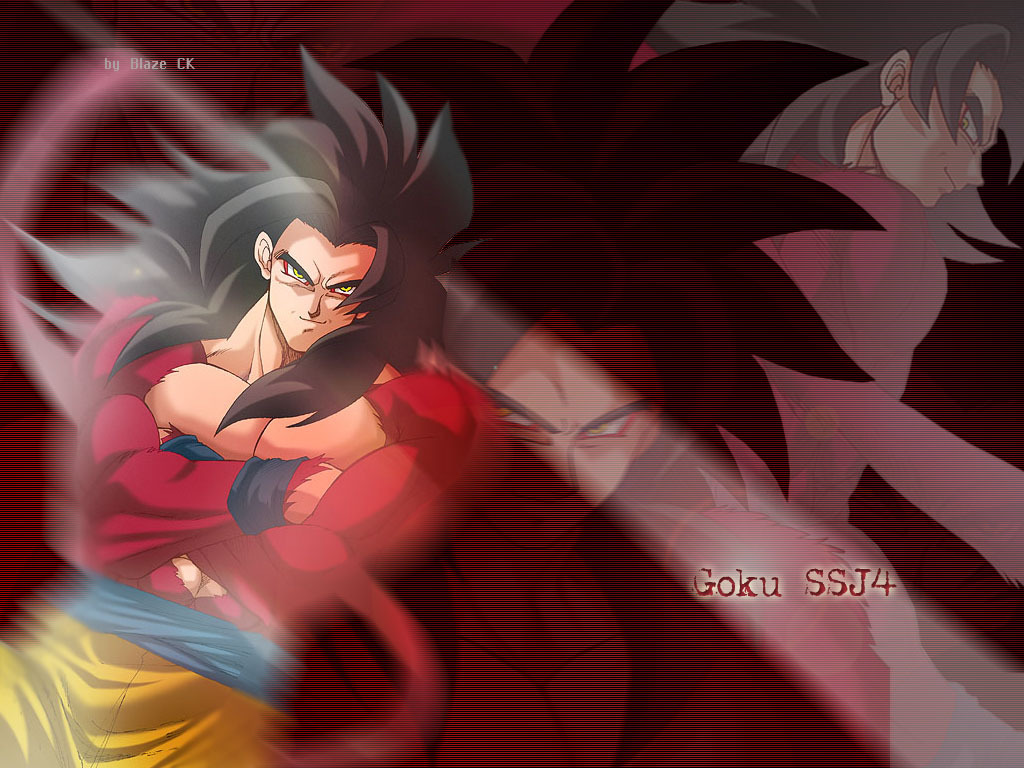 Goku, Super Saiyan Level - Dragon Ball Gt Ss4 Goku - HD Wallpaper 