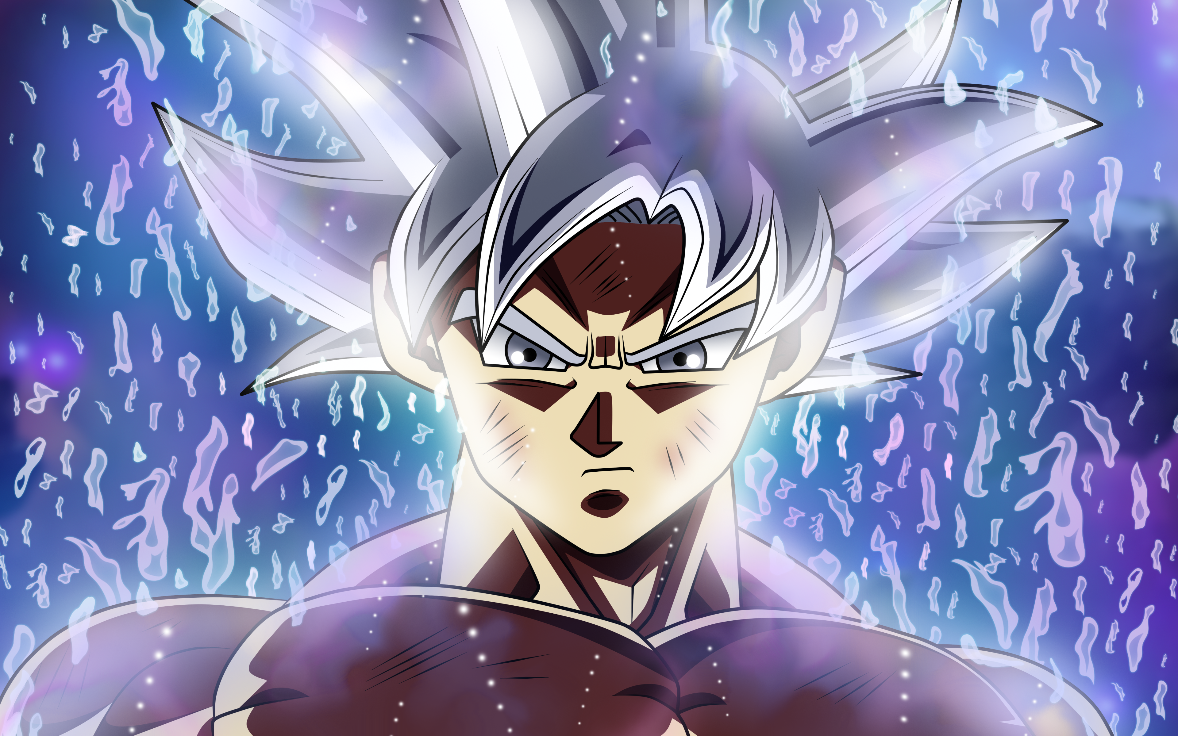4k, Ultra Instinct Goku, Rain, Son Goku, Dragon Ball, - Son Goku Mastered Ultra  Instinct - 3840x2400 Wallpaper 