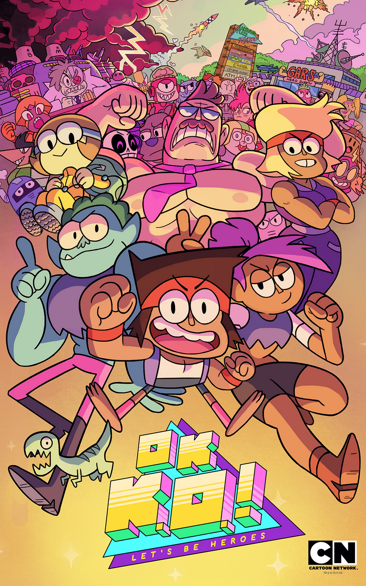 Ok Ko Let's Be Heroes - HD Wallpaper 