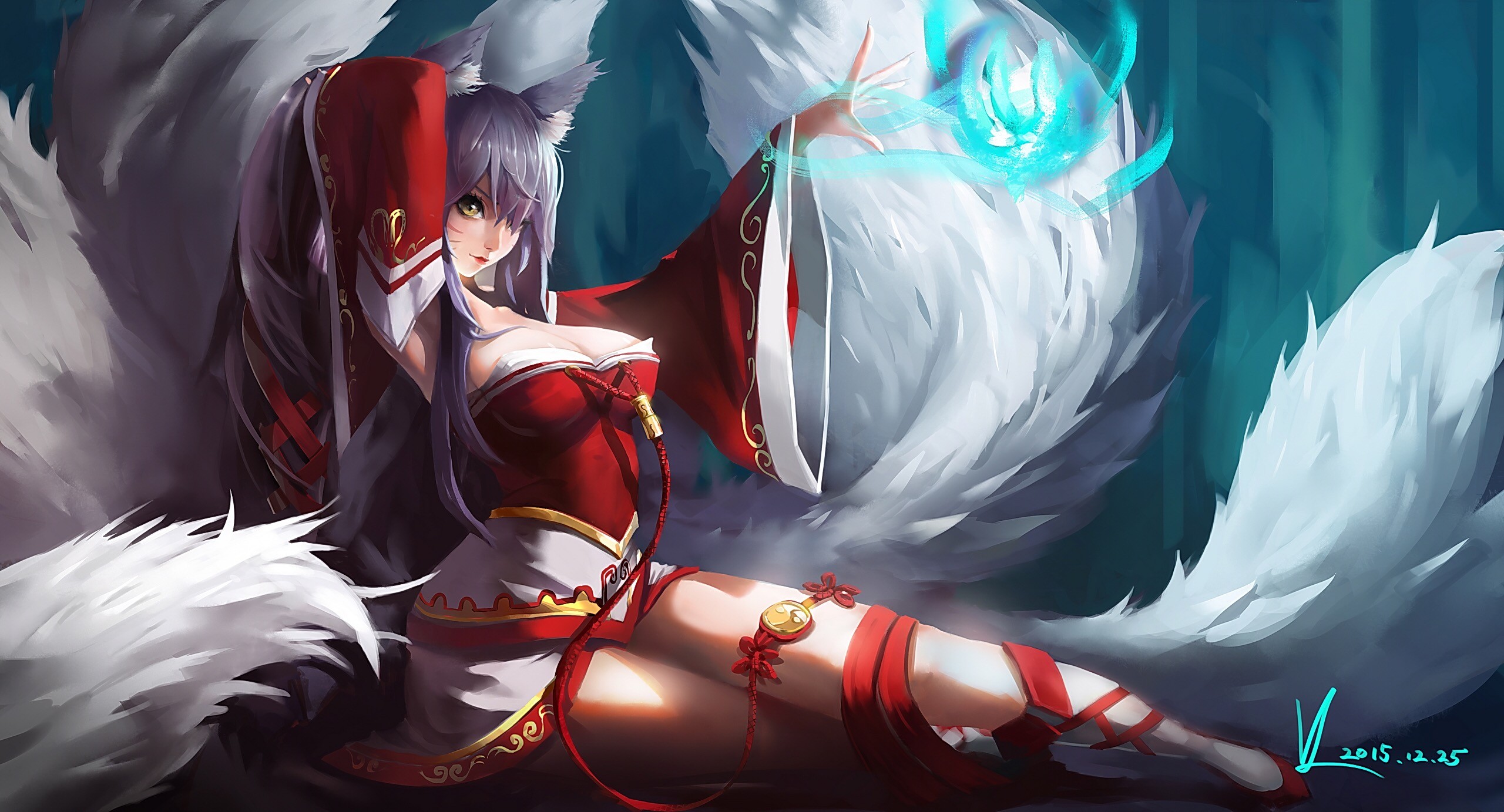 Ahri Wallpaper Hd - HD Wallpaper 