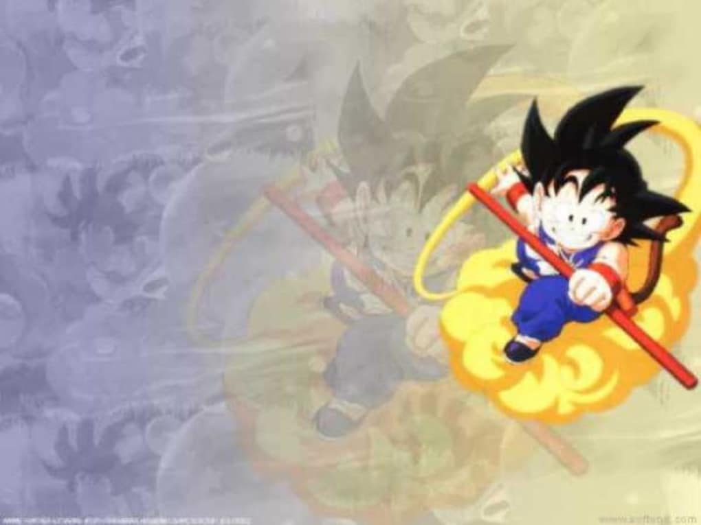 Dragonball Z Wallpaper - Son Goku Awan Kinton - HD Wallpaper 