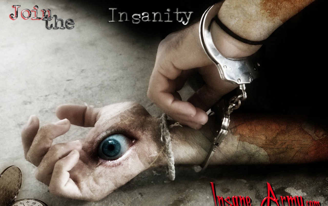Insane Army Insanity Wallpapers - Eye In Hand Horror - HD Wallpaper 