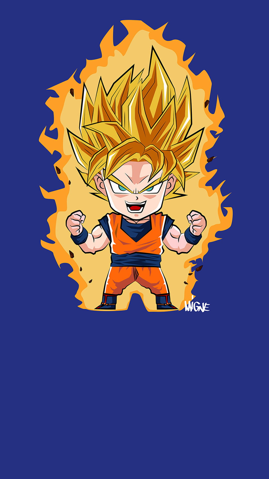 Goku Chibi Ssj 2 - HD Wallpaper 