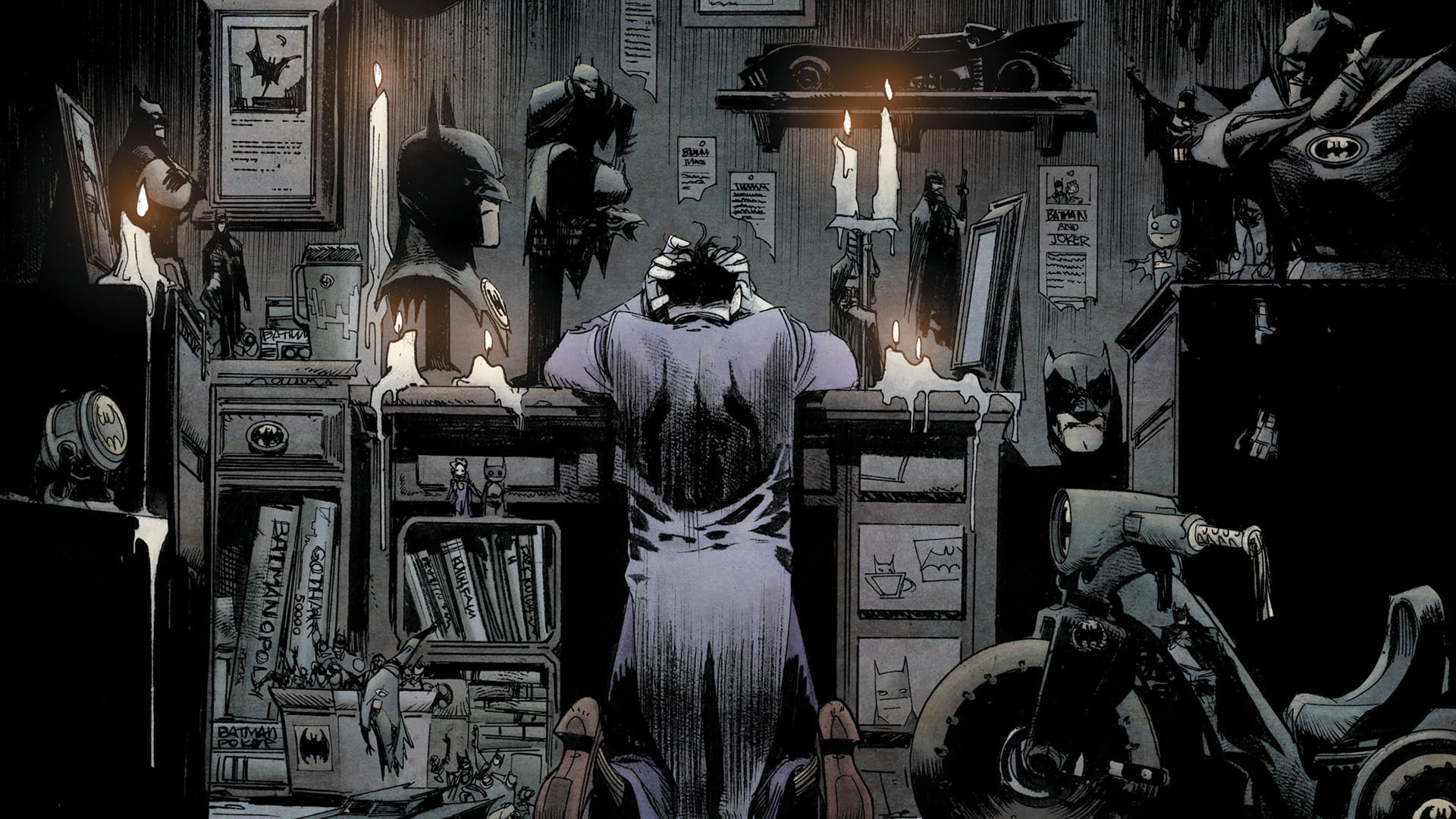 Batman White Knight Cover - 1920x1080 Wallpaper - teahub.io