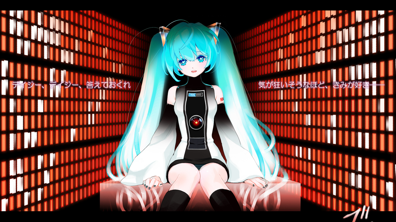A Space Odyssey Wallpaper 1280x720, - Hal 9000 Hatsune Miku - HD Wallpaper 