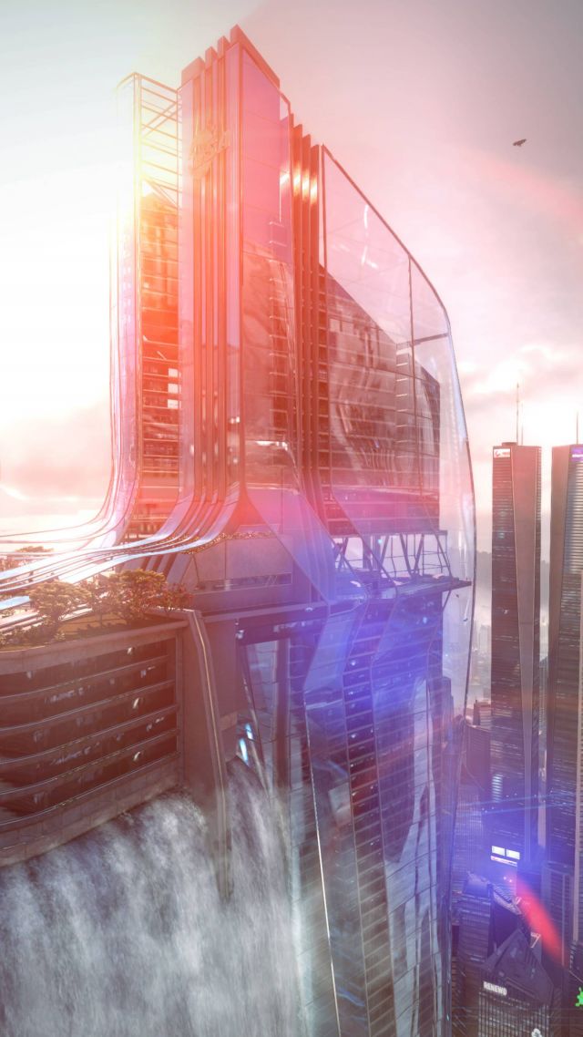 Shadow Fall, Best Games, Shooter, Ps4, Sci-fi, Future - Sci Fi Beautiful Futuristic City - HD Wallpaper 