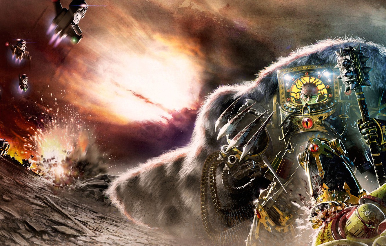 Photo Wallpaper Horus Heresy, Warhammer 40000, Space - Horus Heresy Cover Art - HD Wallpaper 
