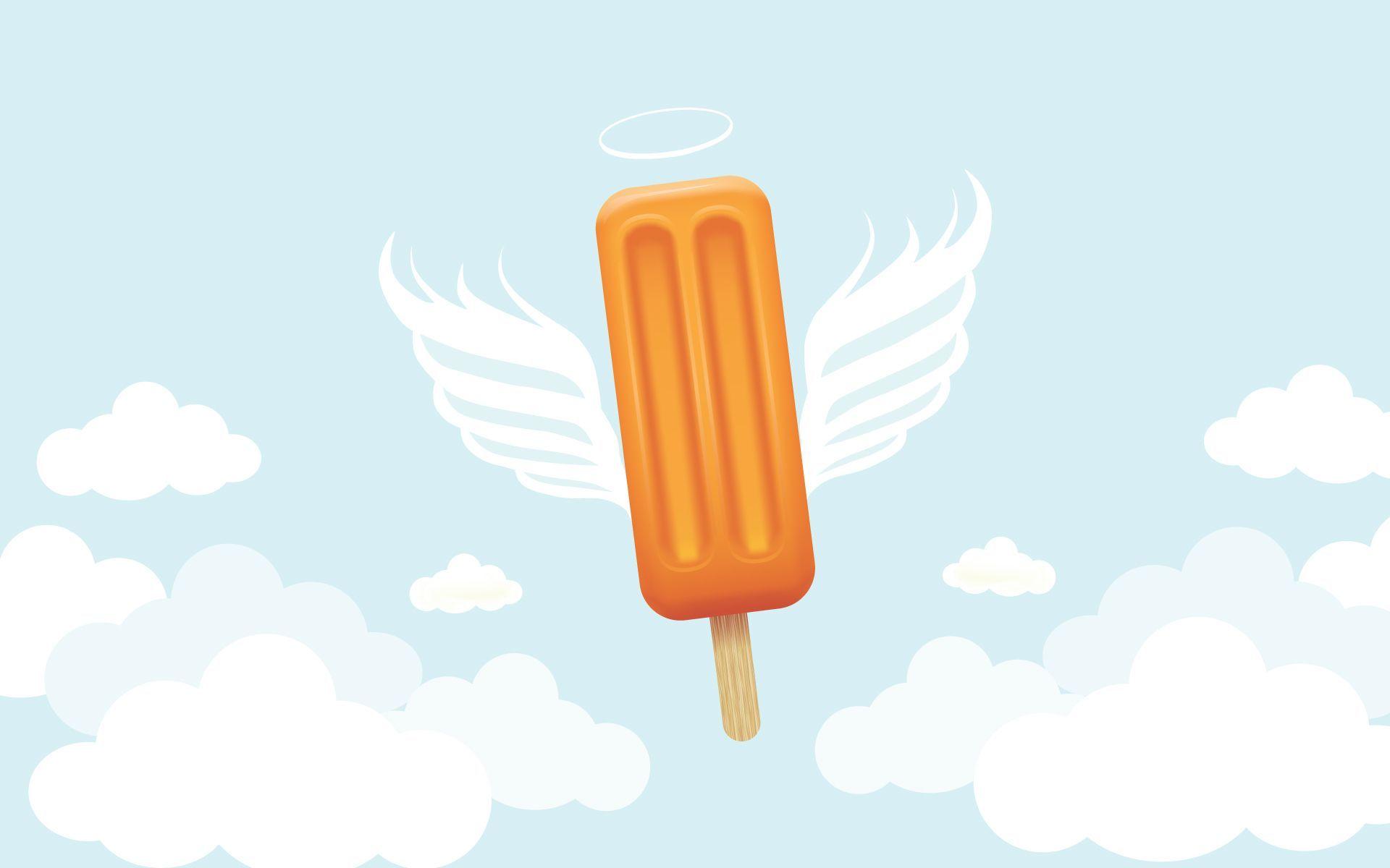 Hd Ice Cream Angel Wallpaper - Wallpaper - HD Wallpaper 
