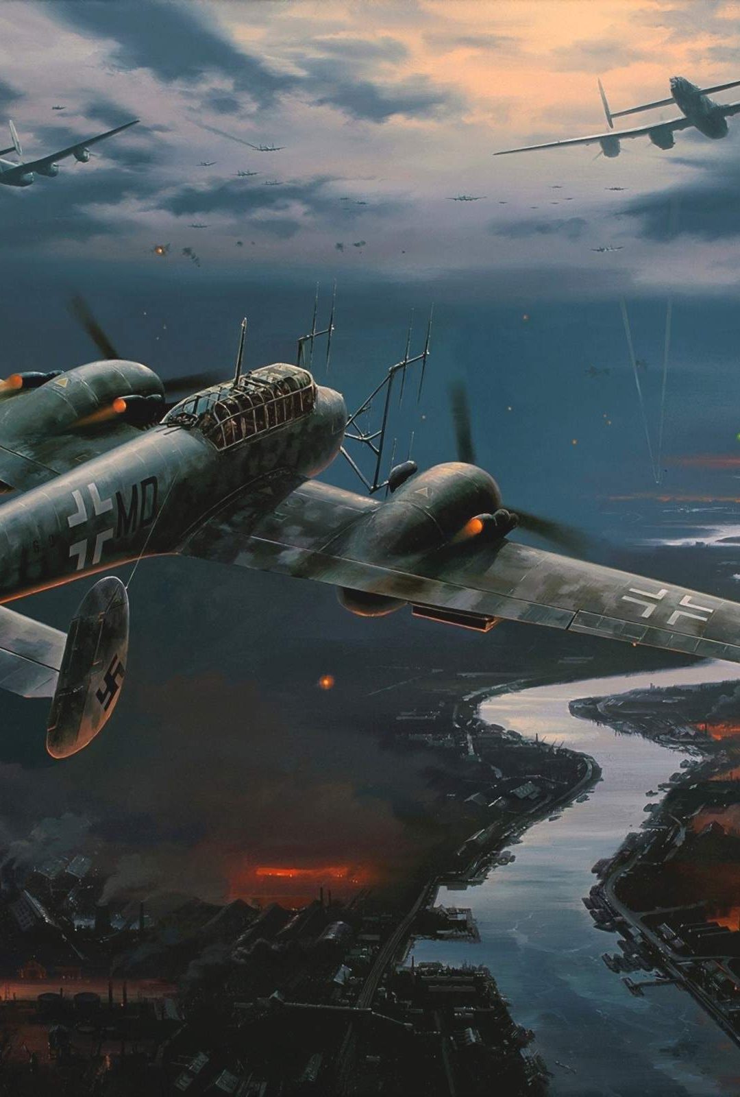 Bf 110 - HD Wallpaper 