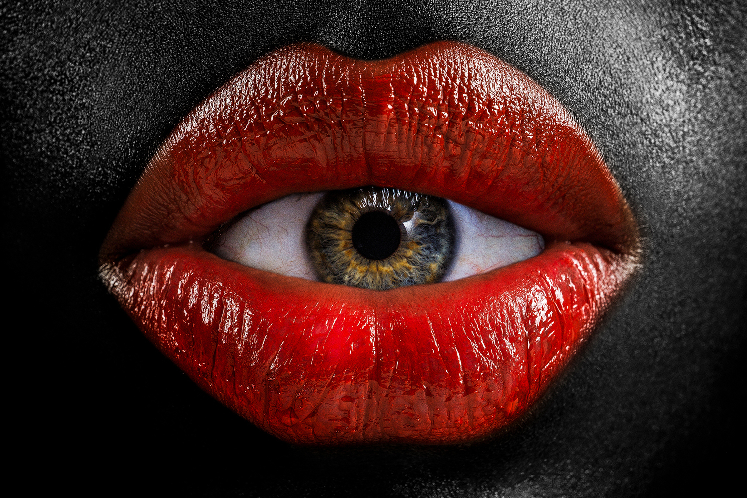 Photo Wallpaper The Eye Of Horus - Surrealism Eye In Mouth - HD Wallpaper 