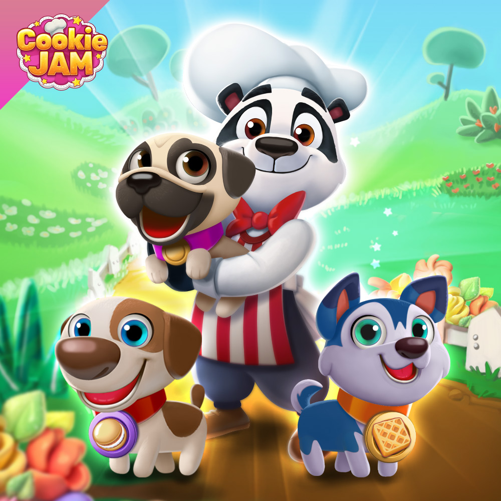 Cookie Jam Panda - HD Wallpaper 