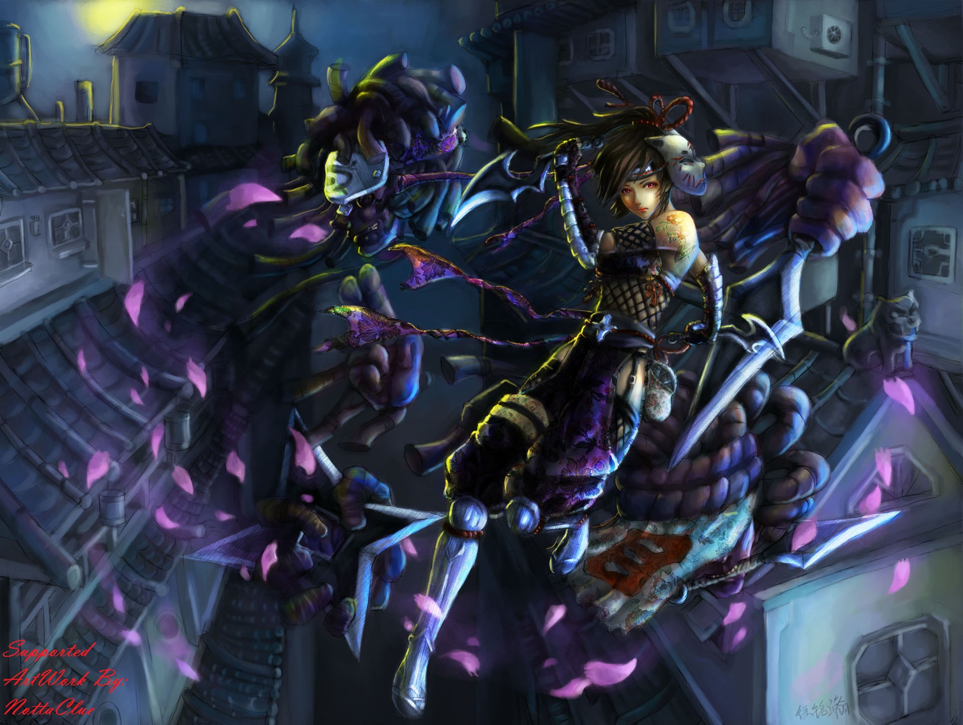 Sivir Shinobi - HD Wallpaper 