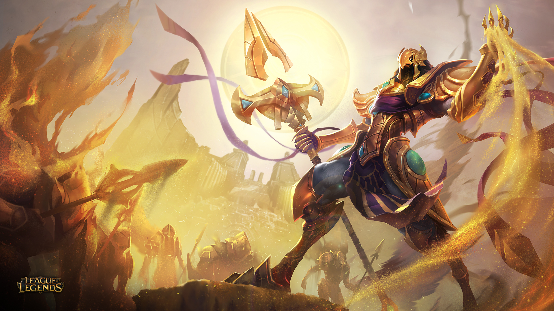 League Of Legends Azir - HD Wallpaper 