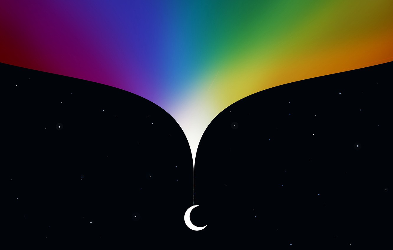 Photo Wallpaper The Sky, Style, The Moon, Vladstudio - Wallpaper - HD Wallpaper 