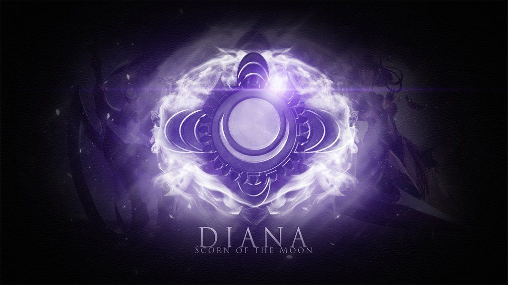 Diana League Of Legends Symbol - HD Wallpaper 