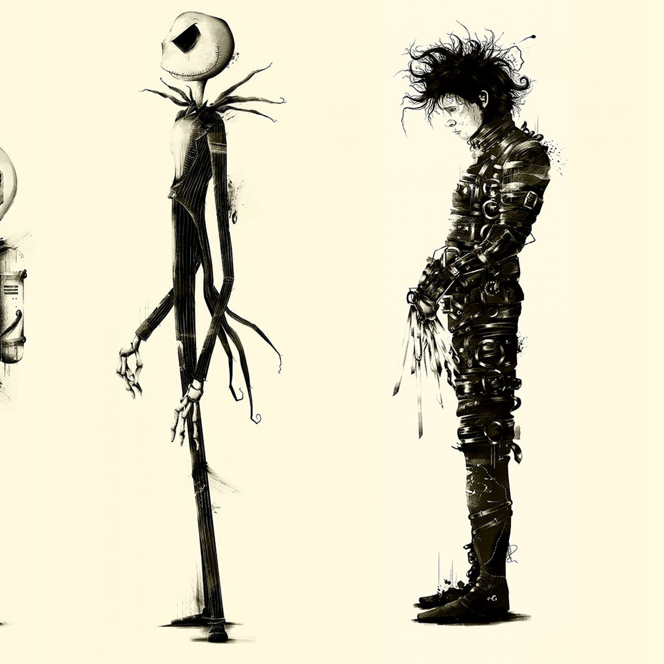 Ipad Pro 12,9 - Tim Burton Wallpaper Computer - HD Wallpaper 