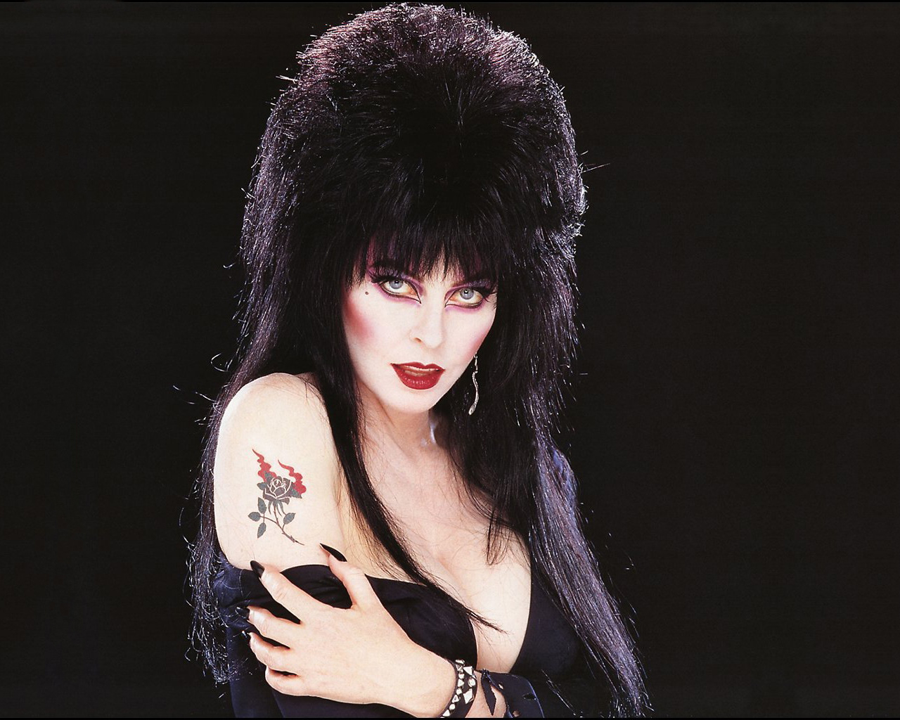 Elvira Mistress Of The Dark 1980s - HD Wallpaper 