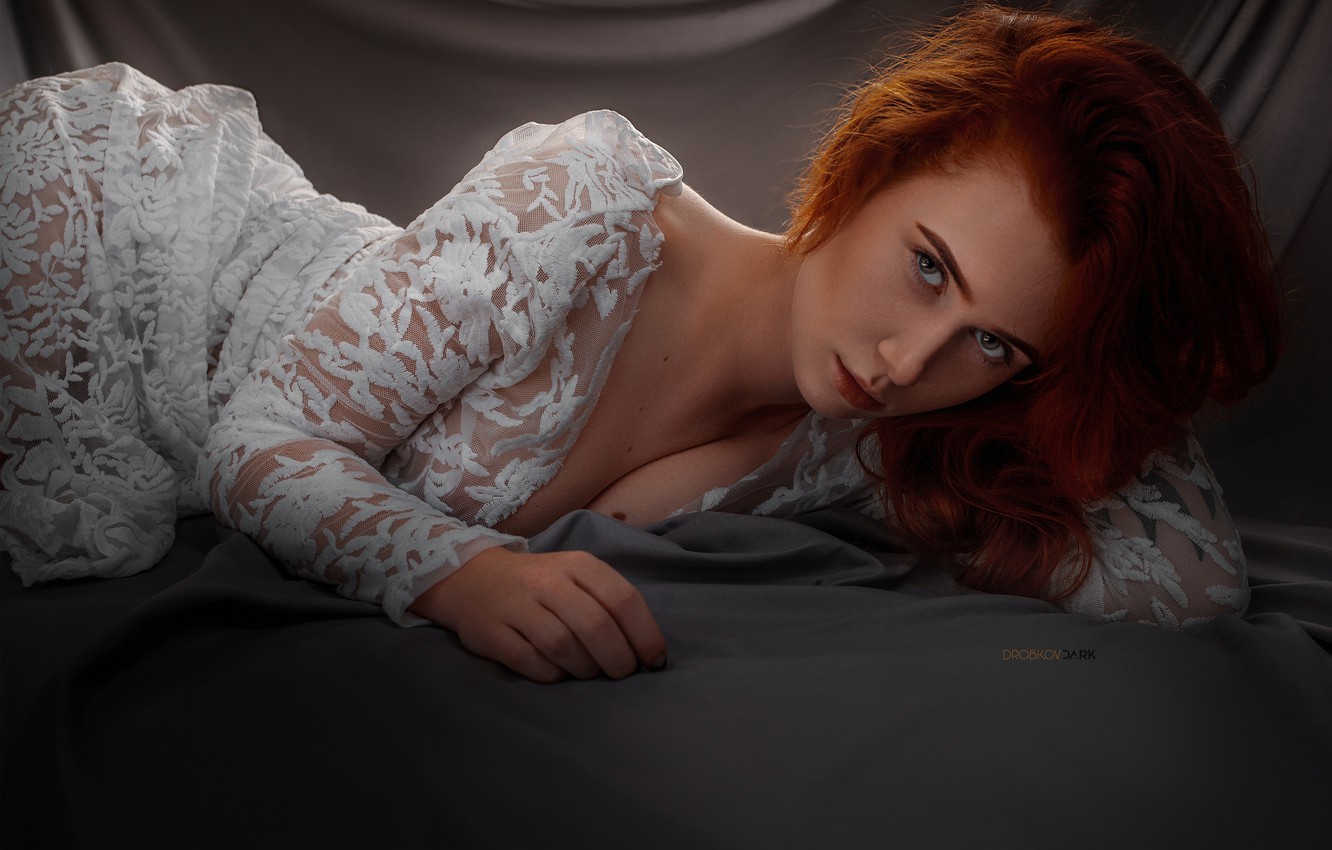 Photo Wallpaper Look, Girl, Red, Redhead, Elvira Pozdnysheva, - Photo Shoot - HD Wallpaper 