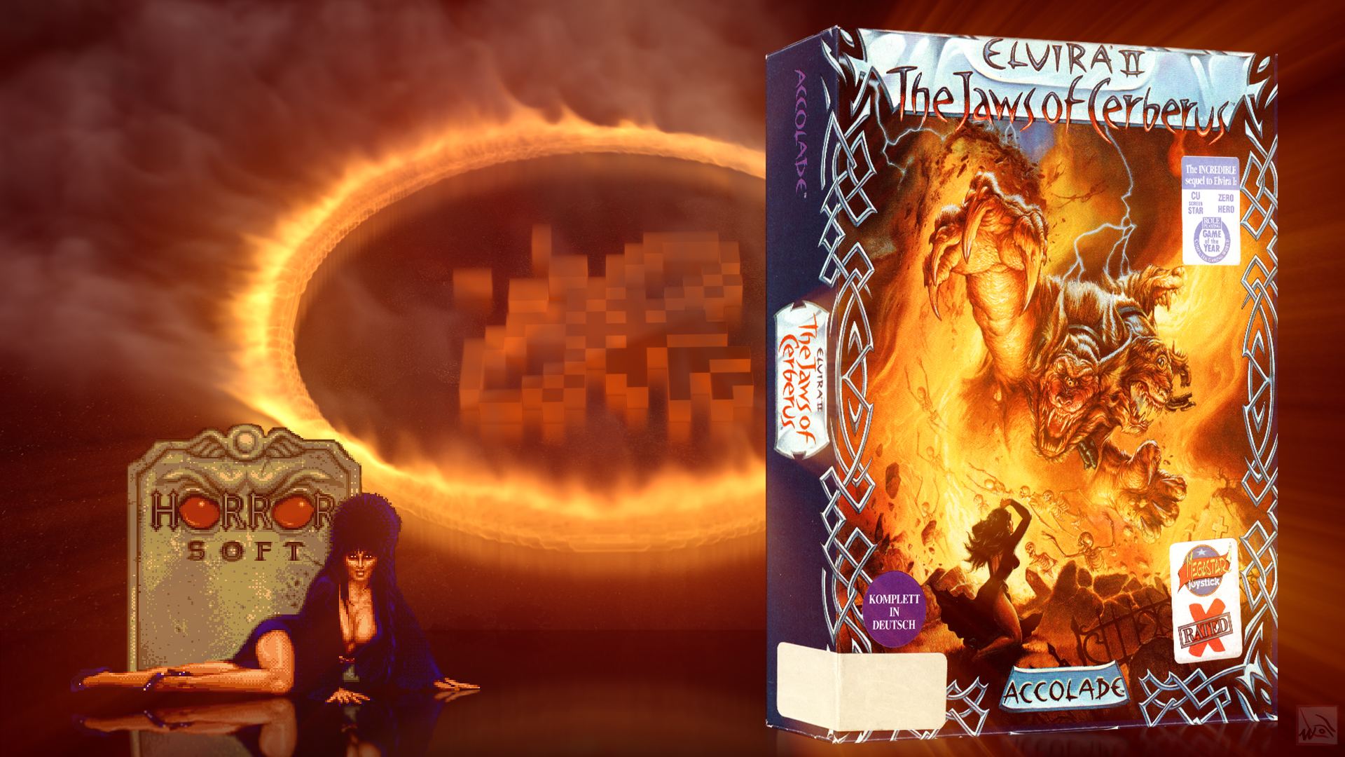 Elvira Ii - Ii The Jaws Of Cerberus - HD Wallpaper 