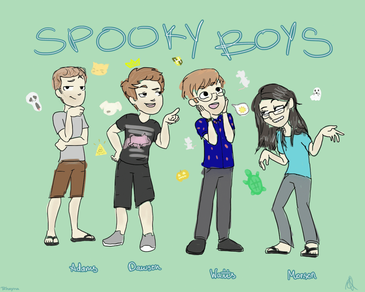 ““i Just Made My First Gif I Wanted To Do Some Art - Shane Ryland Drew Garrett - HD Wallpaper 