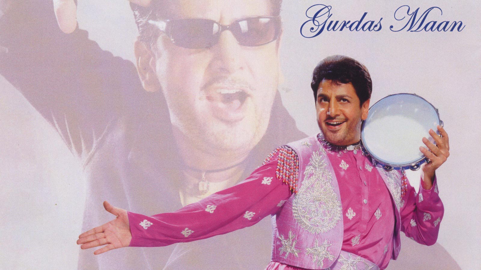 Punjabi Singer Wallpaper - Gurdas Maan With Dafli - 1600x900 Wallpaper