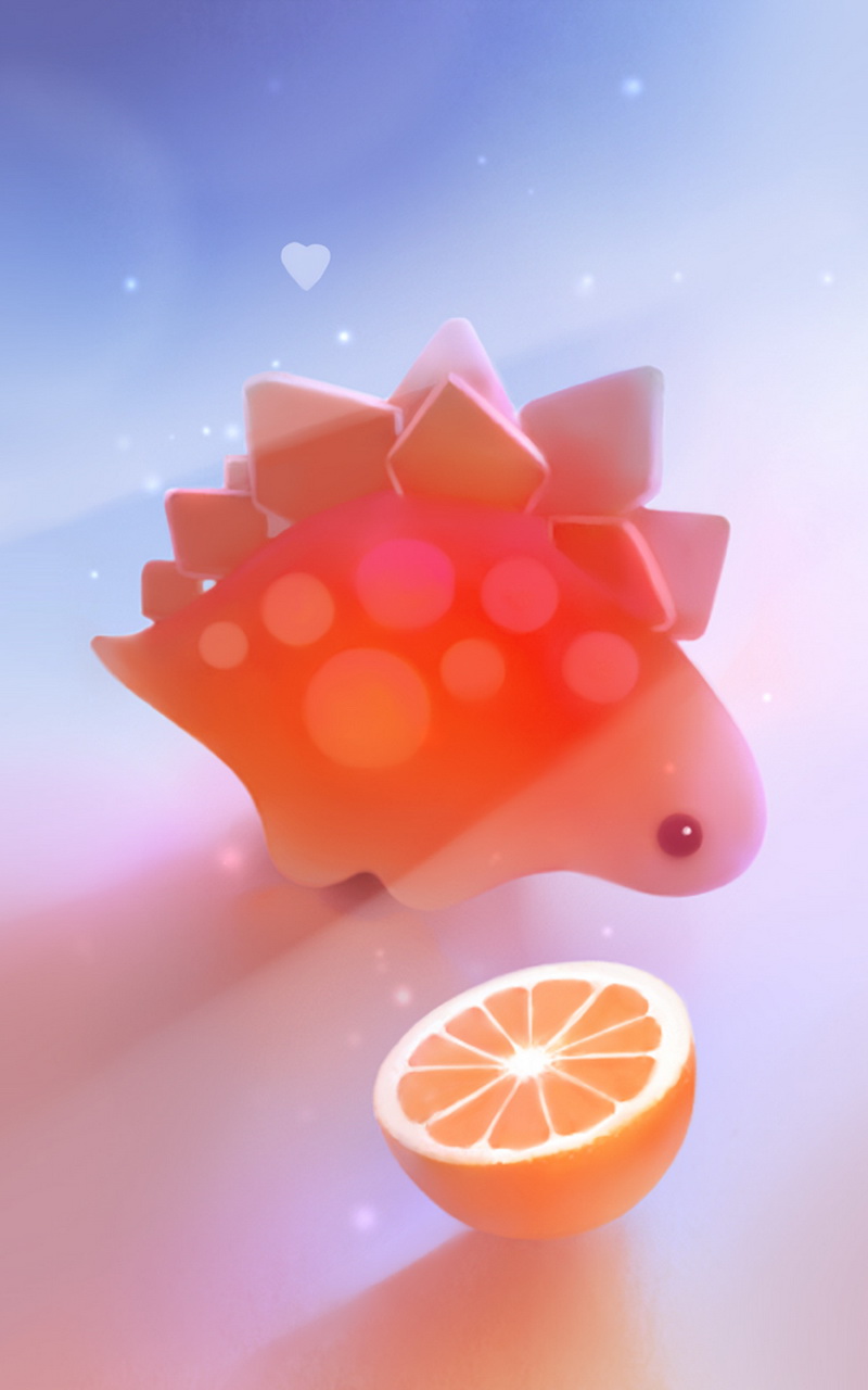 436 Wallpaper Dino Orange Pictures My