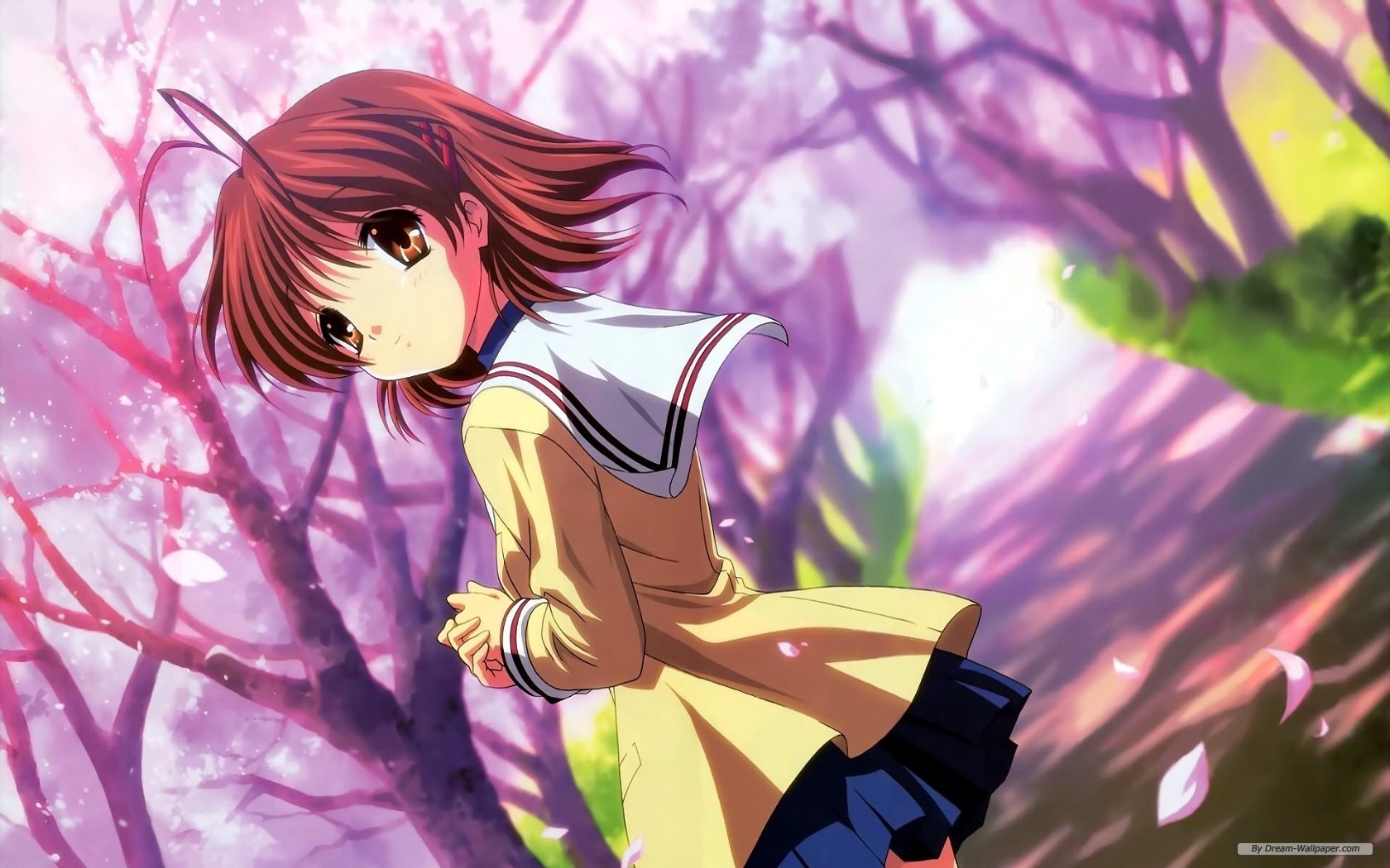 Free Cartoon Wallpaper - 古河 渚 Clannad - HD Wallpaper 