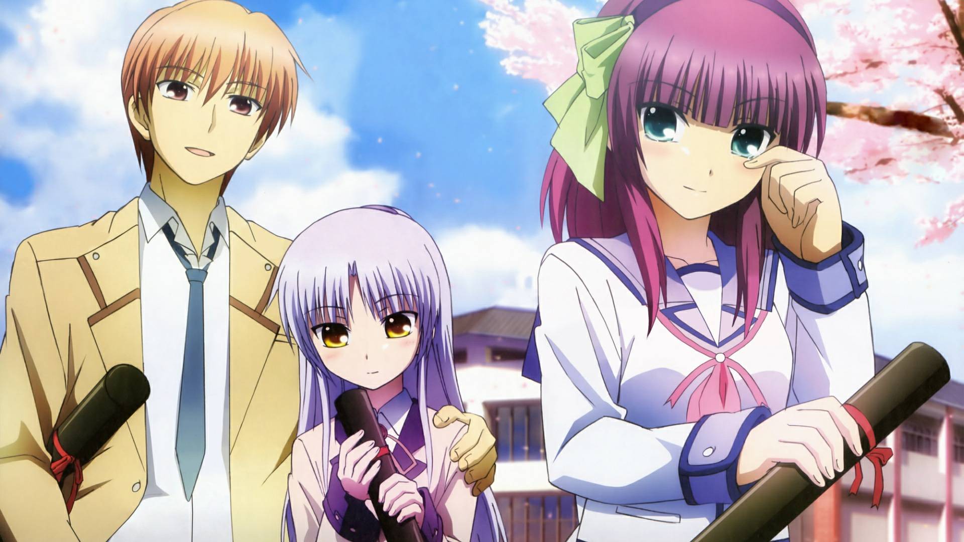 Yurippe <3 Angel Beats <3 - Angel Beats Kanade X Otonashi - HD Wallpaper 