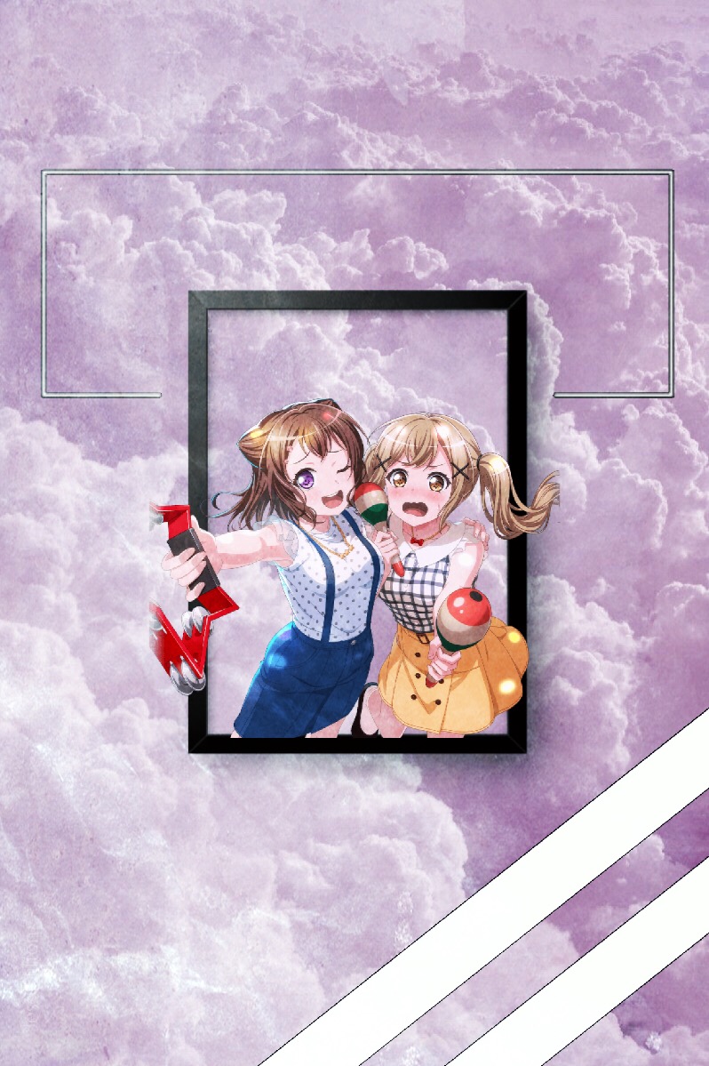 #freetoedit #arisa #kasumi #wallpaper #request More - Cartoon - HD Wallpaper 